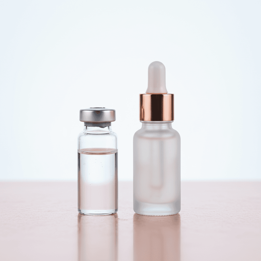 Peptides cosmétiques vs injectables : quelle différence d'effet ?
